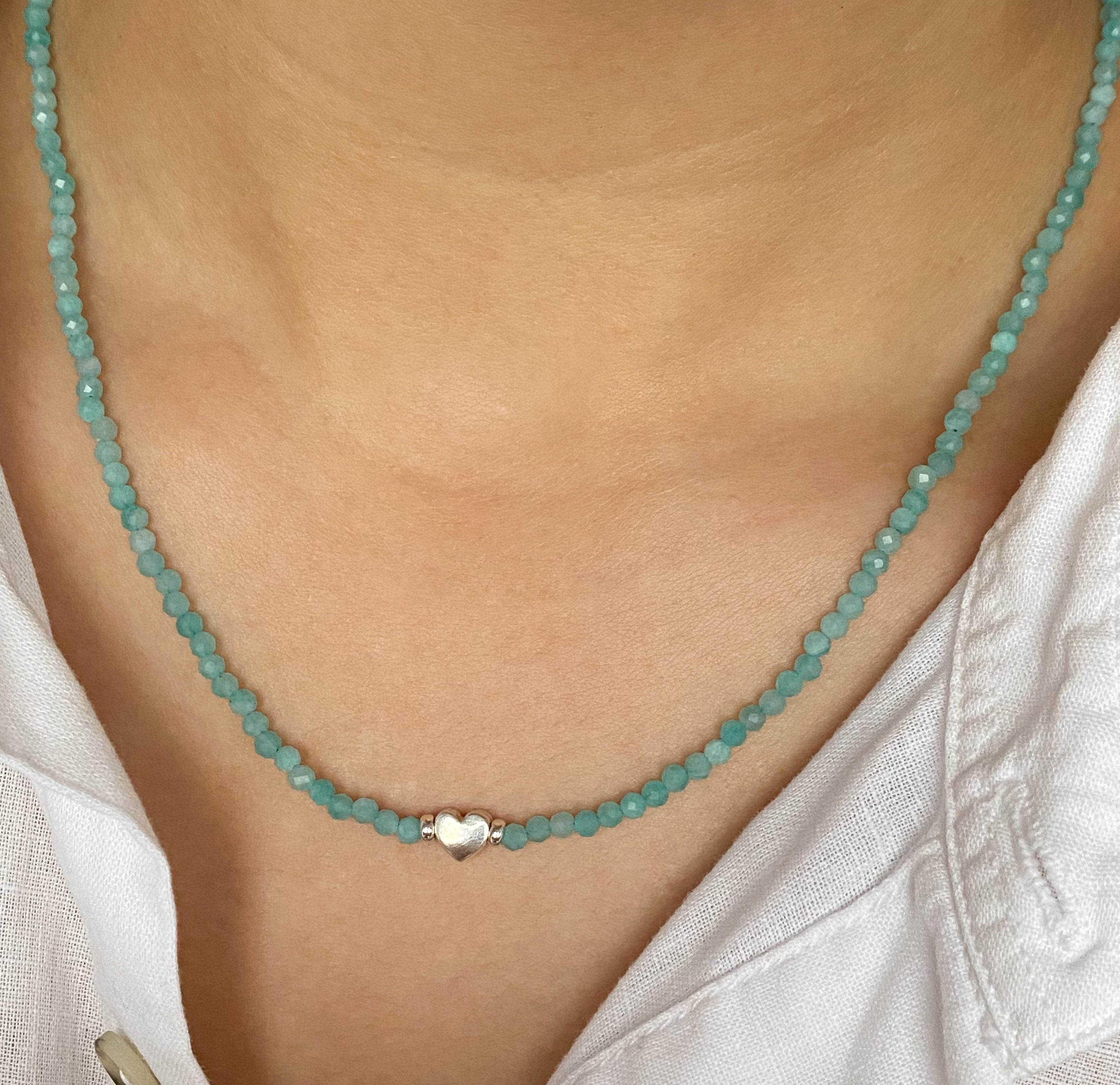 Amazonite Beaded Necklace