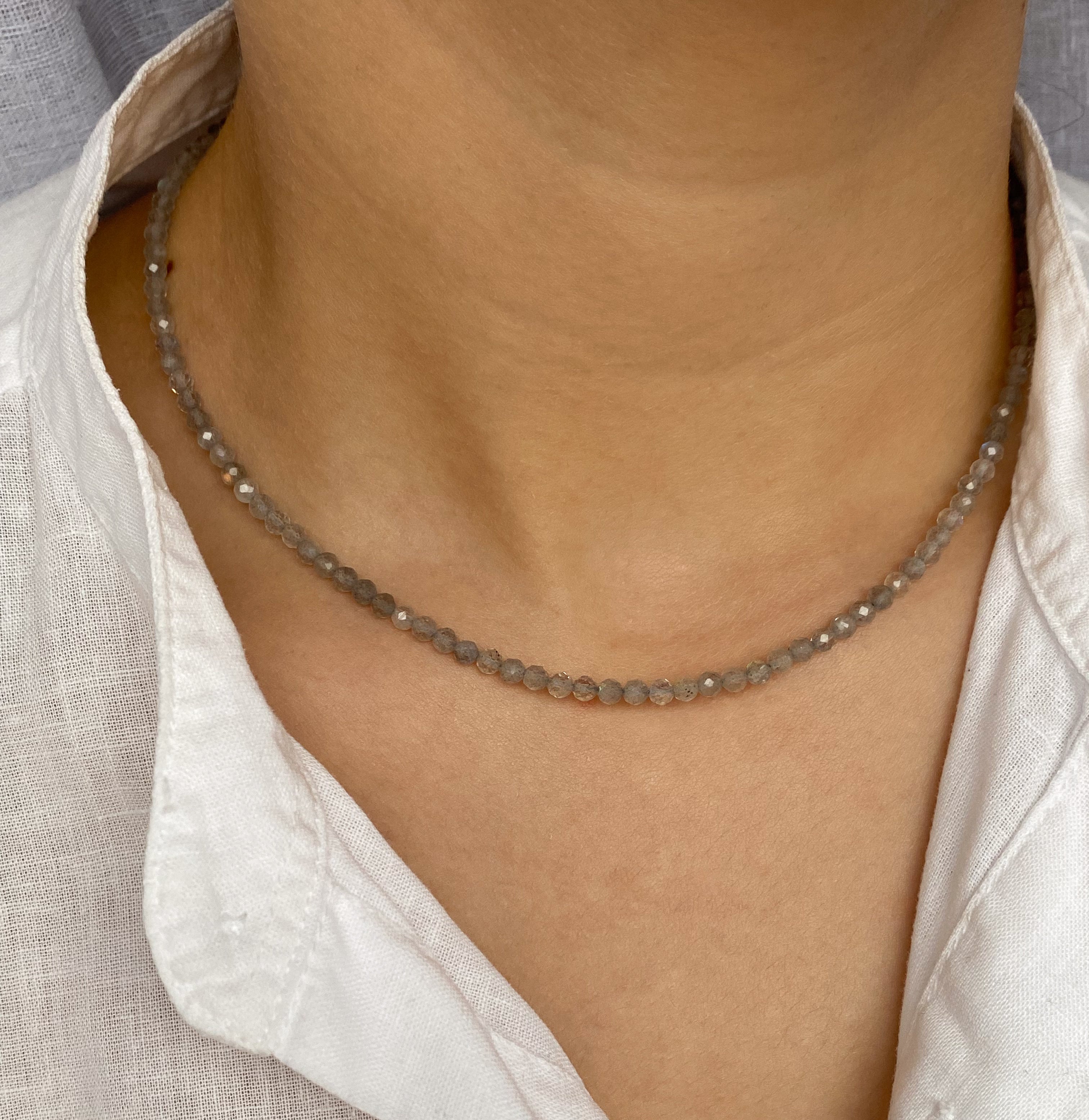 Labradorite Beaded Necklace